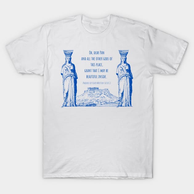 Oh, Dear Pan...Plato T-Shirt by TJWDraws